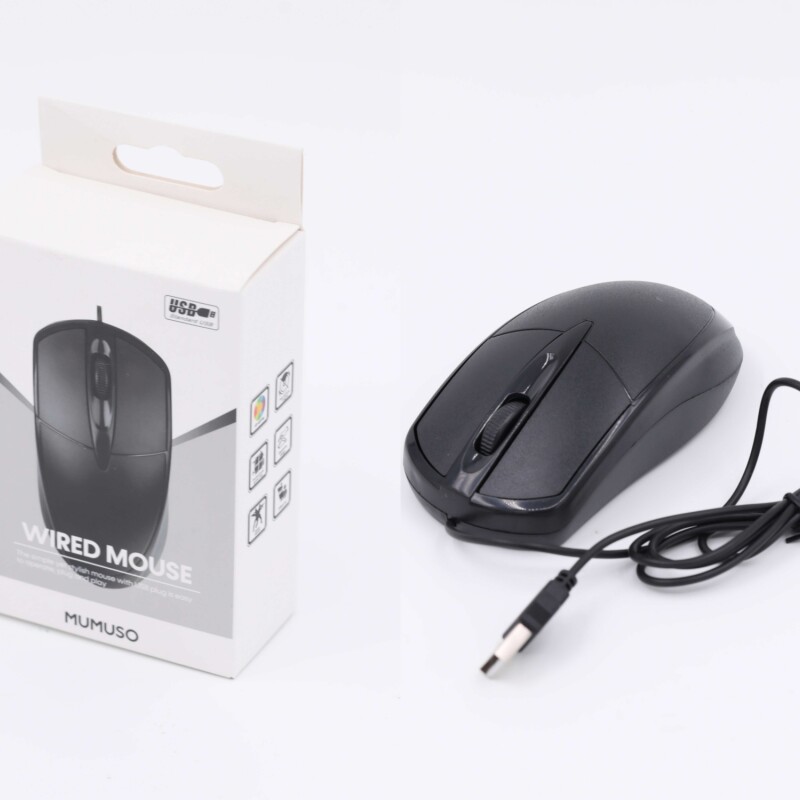 MOUSE CON CABLE (NEGRO) MOUSE CON CABLE (NEGRO)