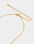 Cadena Corta con Dije Acero quirúrgico Cortos De Acero Quirurgico - Dorado