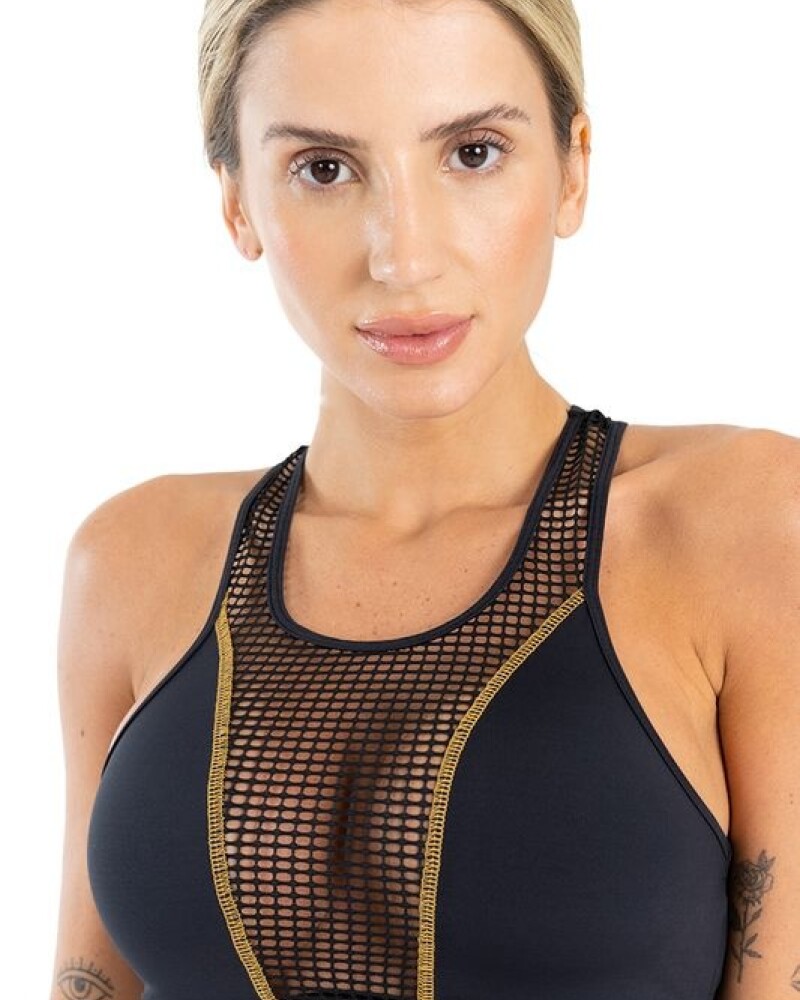 Top Deportivo Color Negro By Lbm U