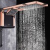 DUCHA AQCUA DUO BLACK ROSE GOLD 220V 6800W DUCHA AQCUA DUO BLACK ROSE GOLD 220V 6800W