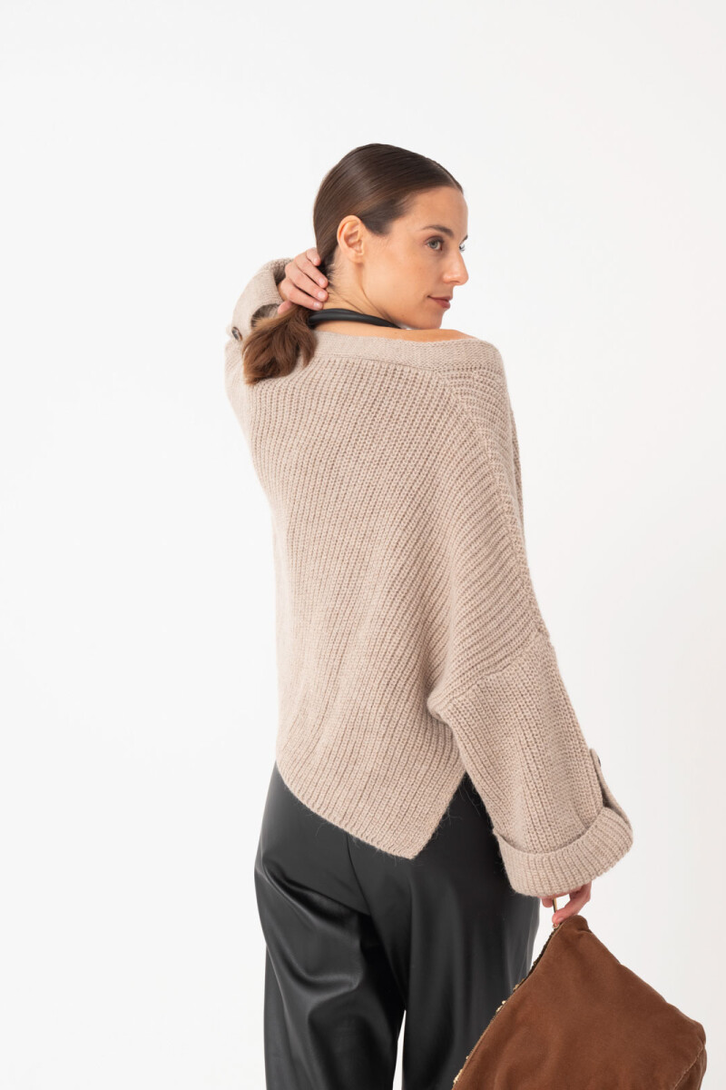 CARDIGAN CON BOTONES Beige
