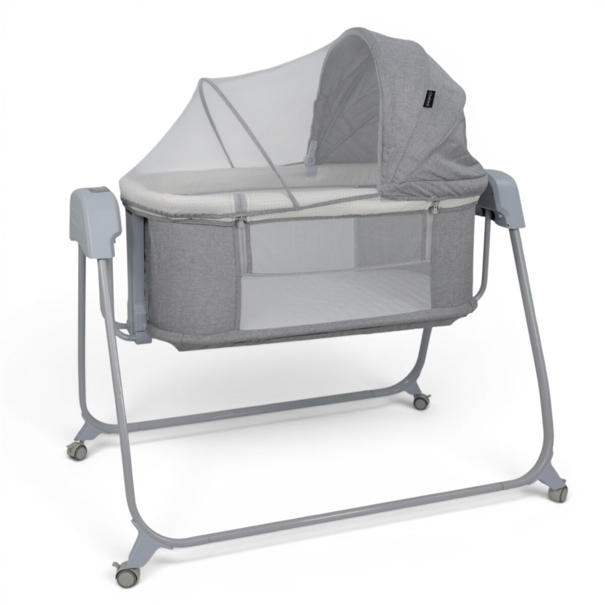 Cuna Colecho Inteligente 4en1 Bebesit con Control Remoto - GRIS 