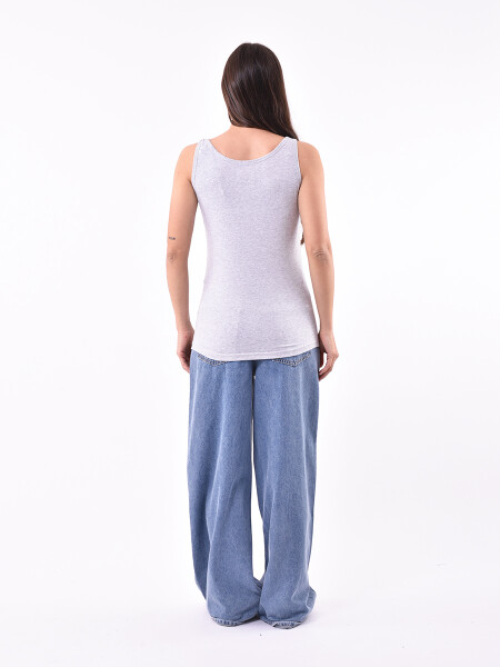 MUSCULOSA INTERIOR GRIS MELANGE M