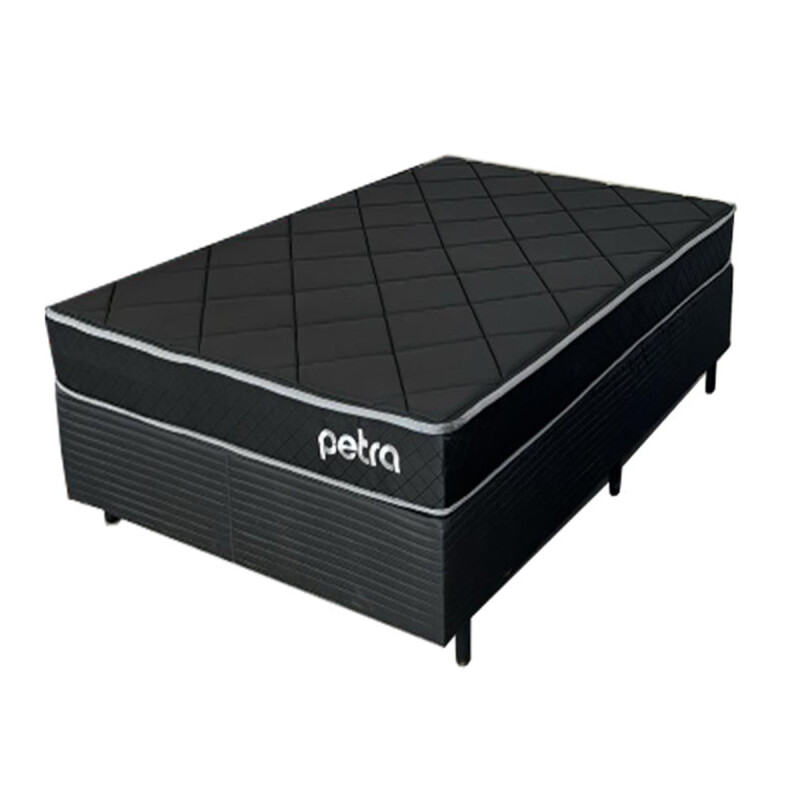 Sommier Somier Colchón 2plazas Espuma 20cm 150kg Reversible Color Negro Sommier Somier Colchón 2plazas Espuma 20cm 150kg Reversible Color Negro