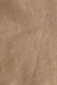 Cartera balde chica en cuero y gamuza Beige
