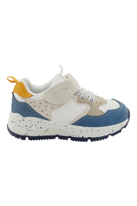 Championes casuales, diseño colorblock Sin color