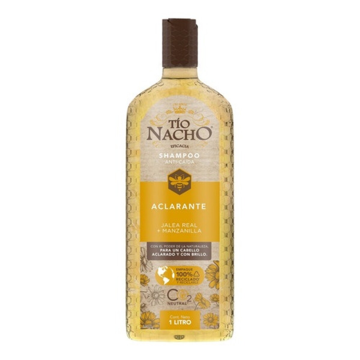 Shampoo Tío Nacho Anti Caída Aclarante 1 litro 