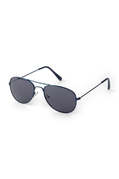 Lentes de sol aviador, protección 100% UVA-UVB, azules Sin color