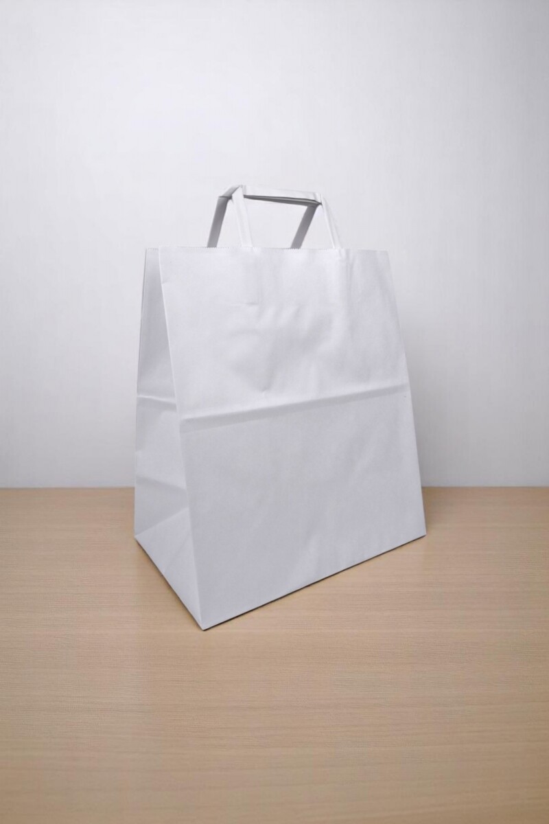 Bolsa lisa acuario 26x16x30 cm - BLANCO 
