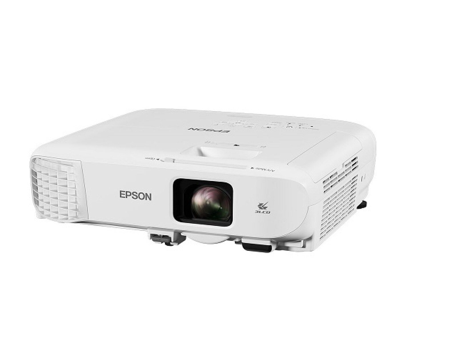 Epson - Proyector 3LCD - W49 - 3800L WXGA 1200x800 - RJ45, HDMIx2, VGAx2, RS232x2, 3,5mm in-out, USB A y B - Bocinas - 2 años 