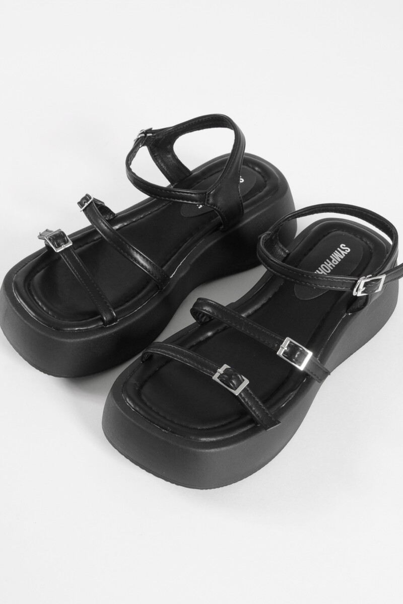 Sandalia arena negro