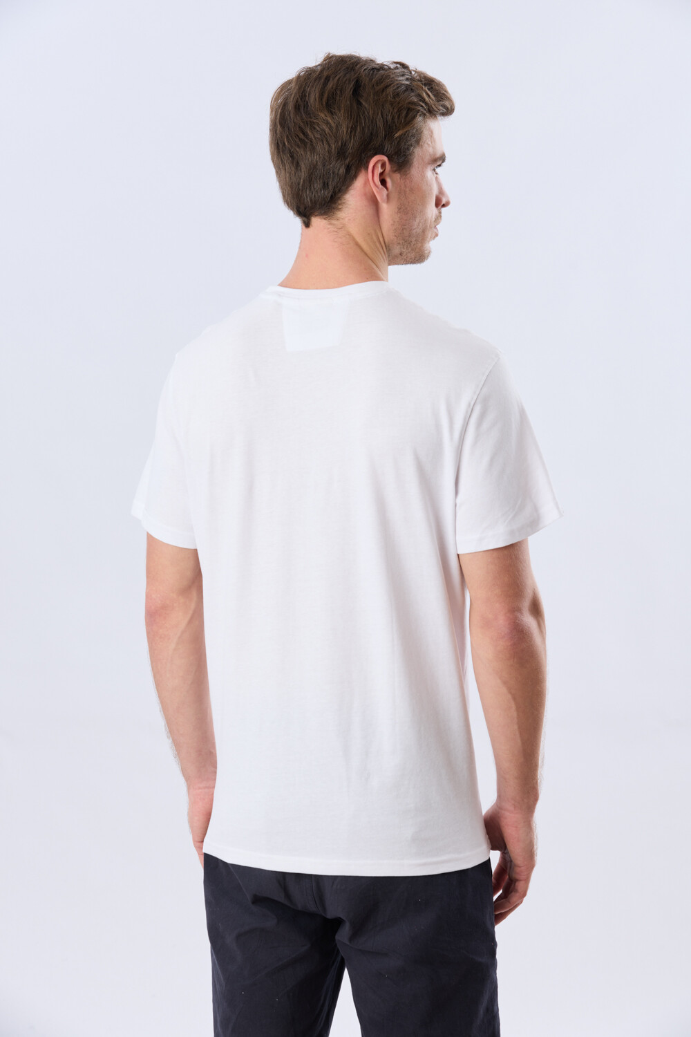 REMERA ESTAMPADA DE ALGODÓN Blanco