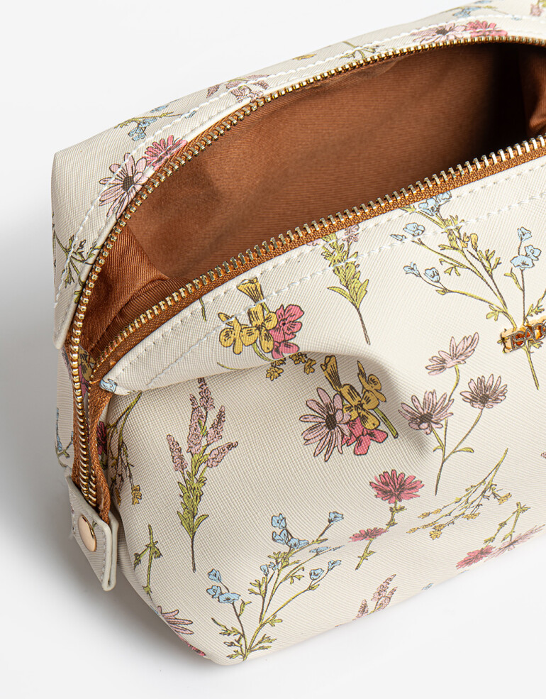 Porta Cosméticos Portacosméticos Special Price - Estampado Flores