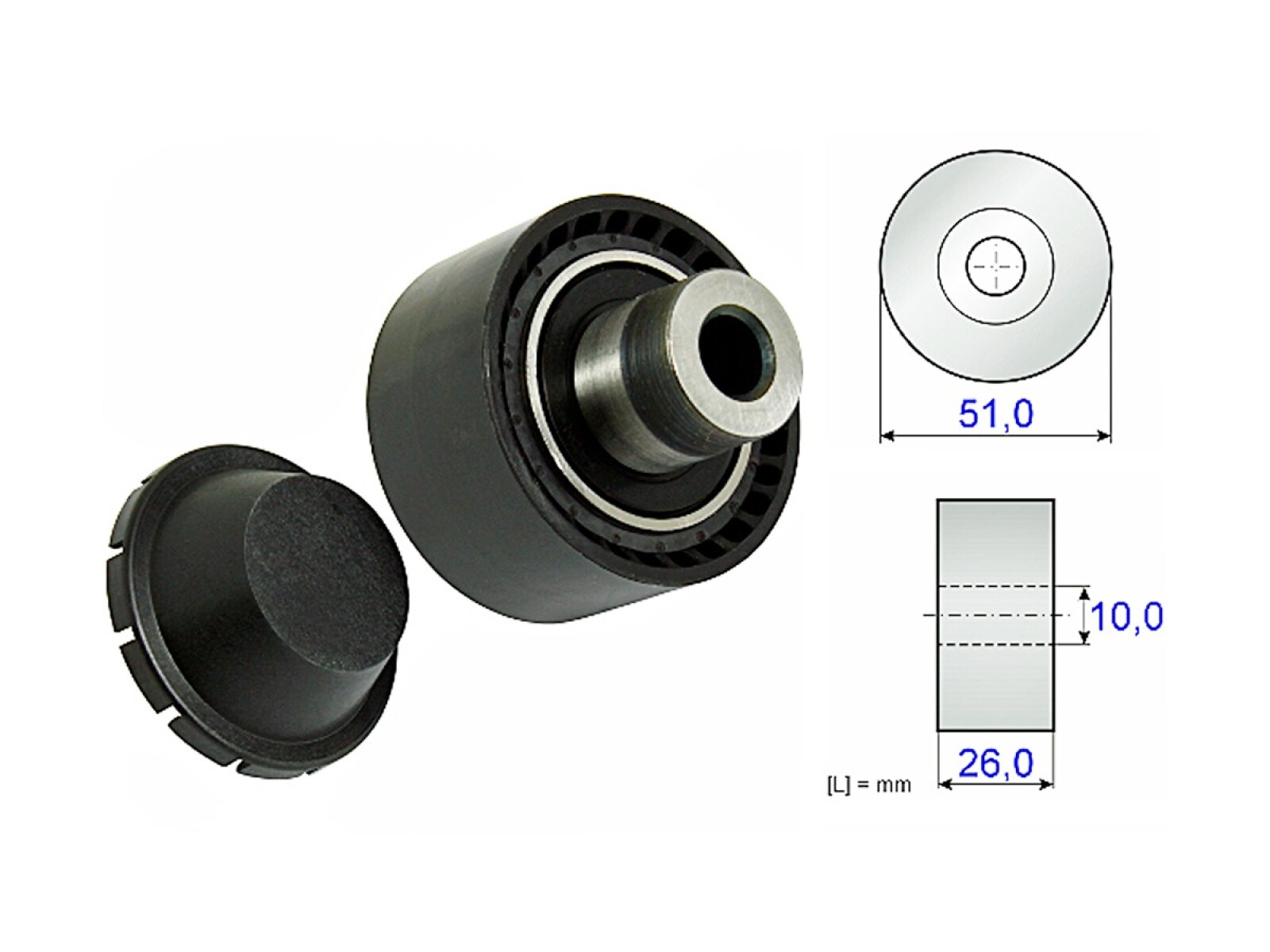 Tensor Guía Correa Accesorios 