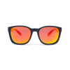 Lentes De Sol Arye 26103 Polarizados Para Protección Visual Diseño Moderno UV Negro Brillante Rojo