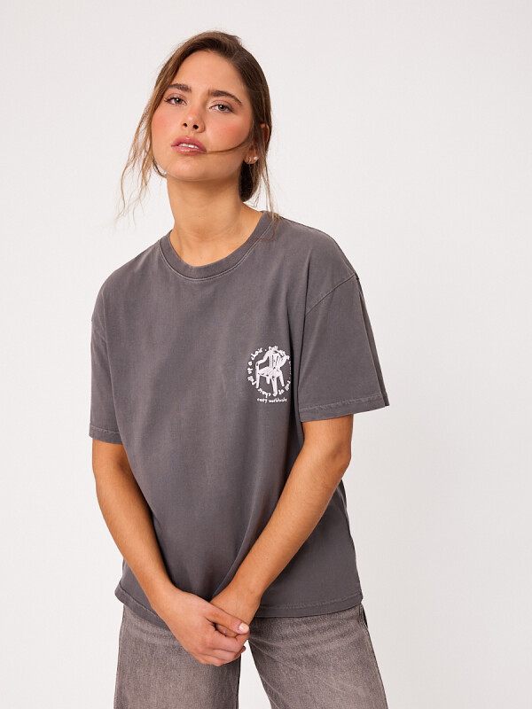 T-SHIRT PADELLA RUSTY Gris Oscuro