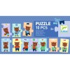 Puzzle El osito de peluche se viste Djeco Puzzle El osito de peluche se viste Djeco