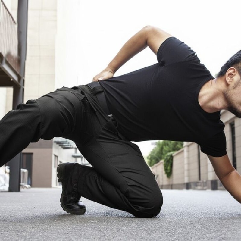 Pantalón Tácticos Anti Desgarro Reforzado Impermeable negro