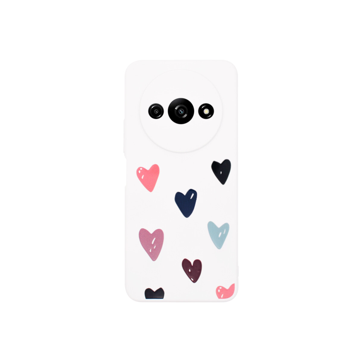 Protector engomado para Xiaomi Redmi A3 diseño corazones 