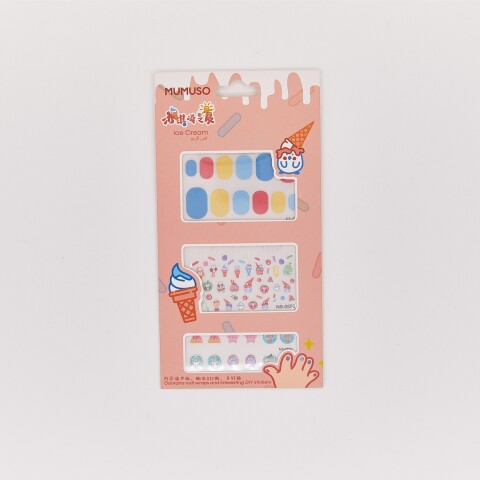 SET DE PEGATINAS UÑAS PARA NIÑOS (HELADO) SET DE PEGATINAS UÑAS PARA NIÑOS (HELADO)