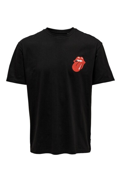 Camiseta Rolling Stones Black