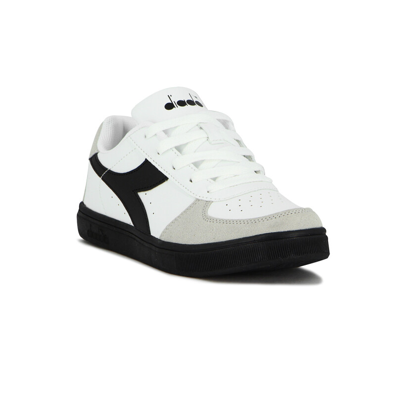 Championes Casuales Unisex Diadora Helio Blanco-Negro