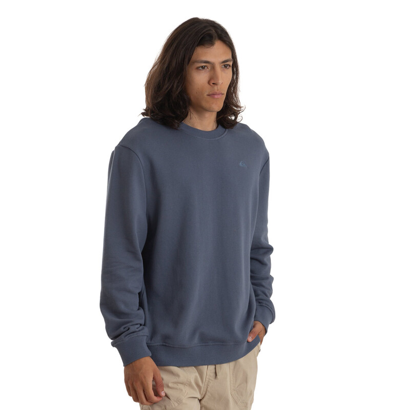 Buzo Hombre Quiksilver Básico Azul
