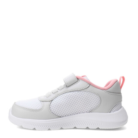 Championes Infantiles Puma Blanco - Gris - Rosa