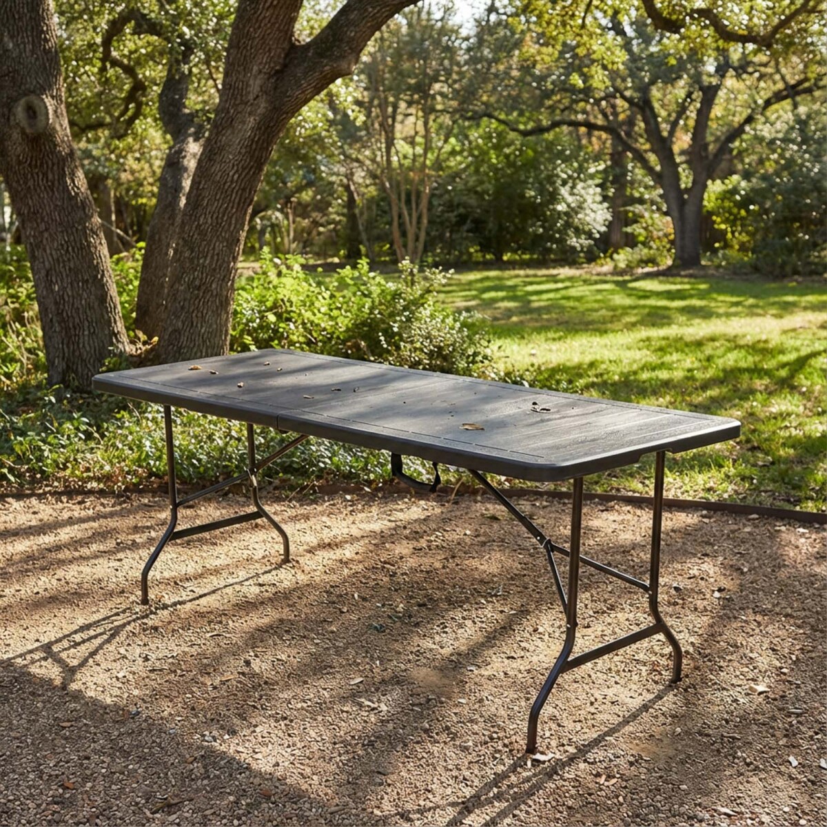 MESA PLEGABLE - POLIETILENO-ALTA-DENSIDAD NEGRO AVEO 