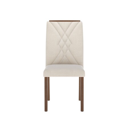 Silla Megan - Tela Microfibra Linked 02 (Beige)