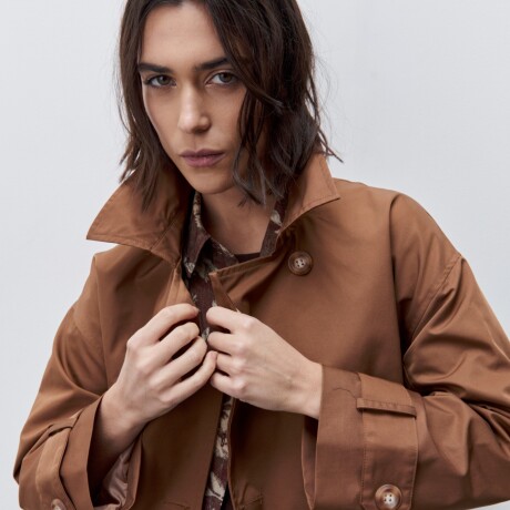 TRENCH ZUNO Chocolate