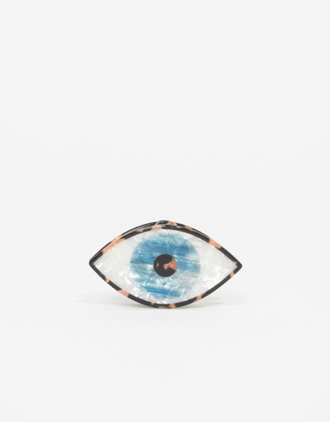 Broche Acrilico Broche Acrílico De Ojo - Combinacion Bicolor