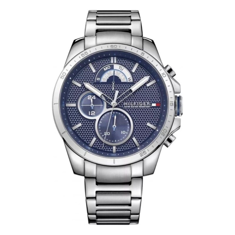 Reloj Tommy Hilfiger 1791348 para hombre con correa de acero Azul