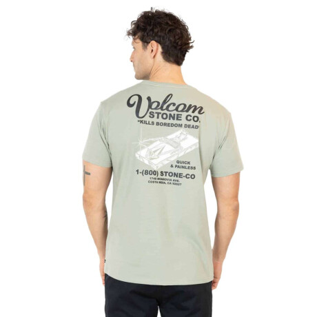 Remera Volcom Rat Trap Verde