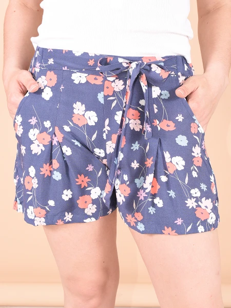 SHORT POLLERA LILI AZUL