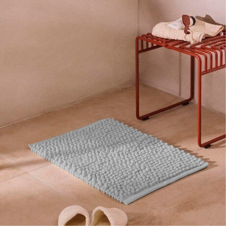 Alfombra Estilo Buclé Decorativa Interior Suave Moderna Gris