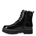 Botas de Niña MINI Miss Carol LEAVEN acordonada Negro (Charol)
