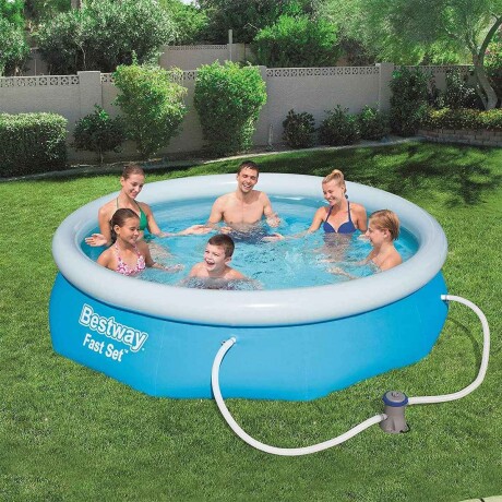 Piscina Bestway Gomón 3638 Lts 305x76 Cm Con Bomba Azul
