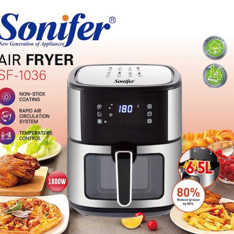 Freidora Sin Aceite Sonifer Air Fryer 6.5 Lts Freidora Sin Aceite Sonifer Air Fryer 6.5 Lts