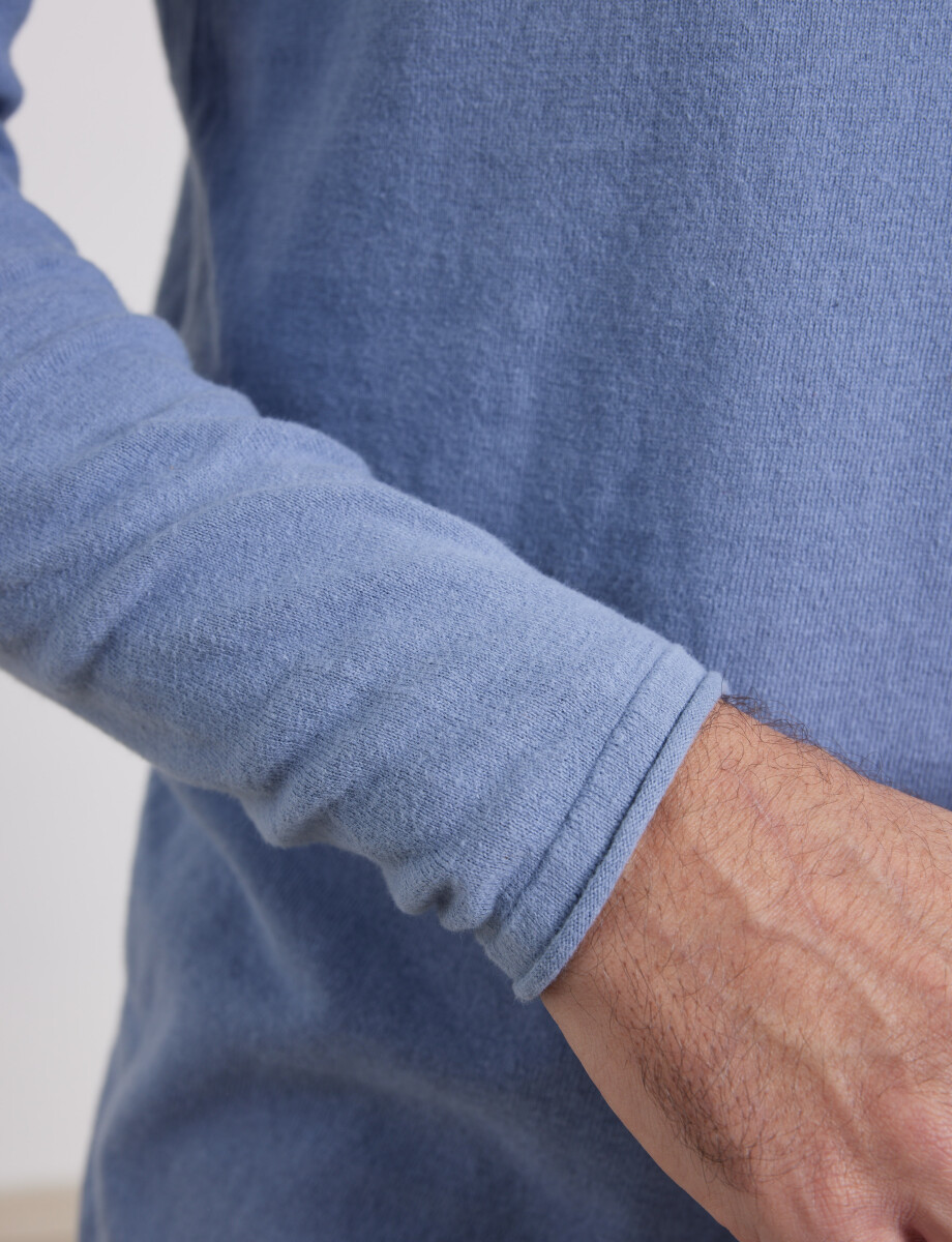 470654 SWEATER Celeste