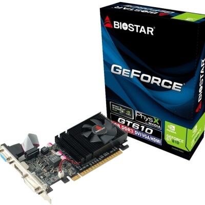 Tarjeta Video Biostar GT610 2GB DDR3 Tarjeta Video Biostar GT610 2GB DDR3