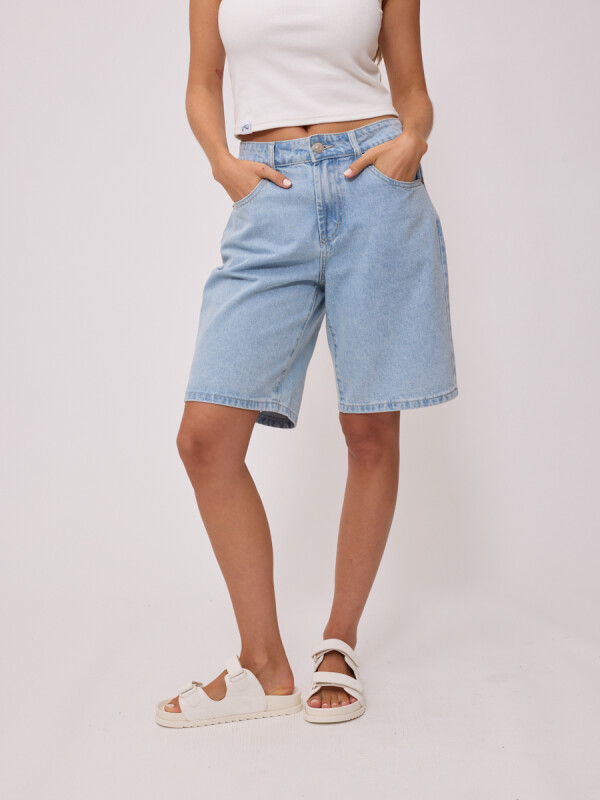 SHORT JEAN MIRELA RUSTY Azul Piedra