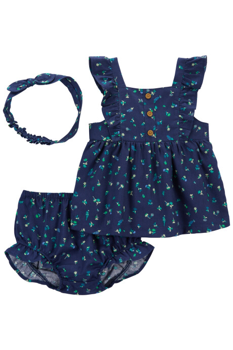 Set dos piezas de algodón, short y musculosa más vincha Set dos piezas de algodón, short y musculosa más vincha