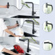 Griferia Cocina Mesada Negro Mate Rociador Extensible 000