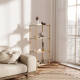 Estanteria 4 niveles 116 x 38 x 30 cm madera MADERA