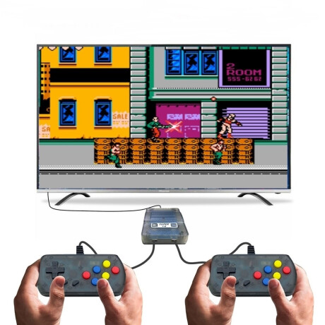 Consola Retro 169 Juegos 2 Joystick Cableados con Vibración 001
