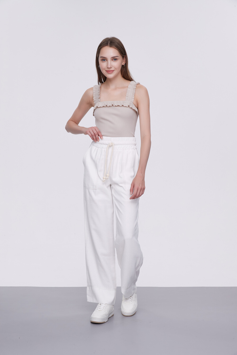 Pantalon Crescent Blanco