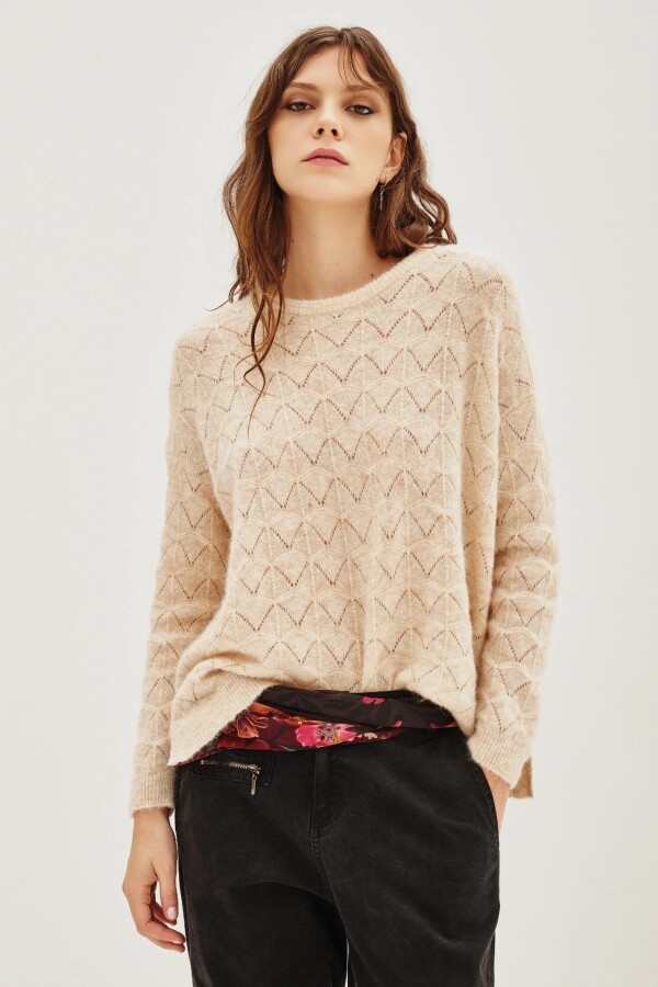 Sweater Cymade Vernet Crudo Melange