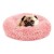 Cucha 80cm Cama Colchon Puff Plush Mascota Antiestress Color Variante Rosa