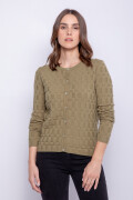 CARDIGAN ABEL Verde Seco